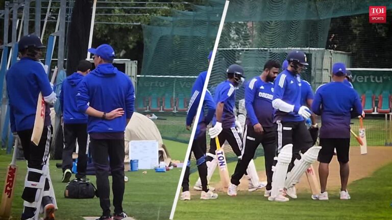 Gill & Agarkar Strategise at the Nets  | India’s Batting Plan for 2nd Test vs England?