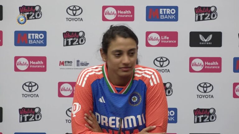 Smriti Mandhana Post Match Press Conference