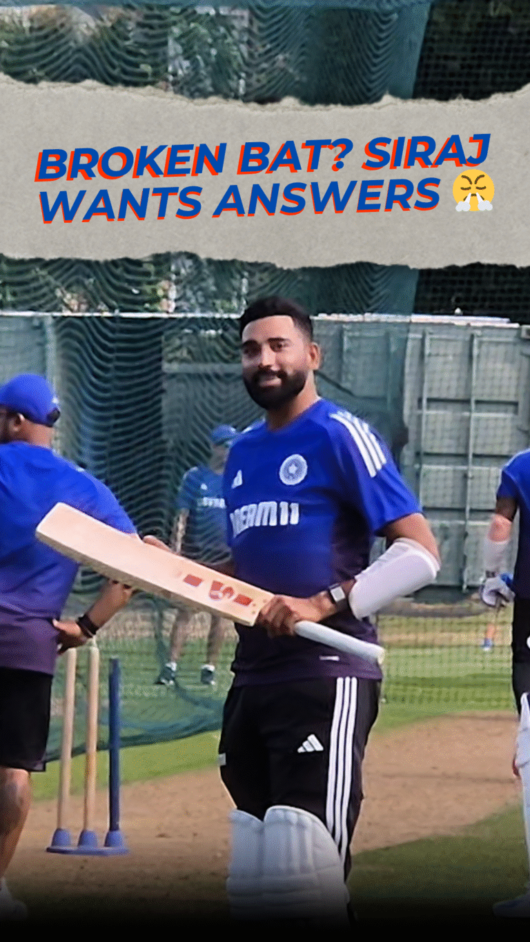 ‘WHO BROKE MY BAT?!’  Siraj Goes from Rage to LOL