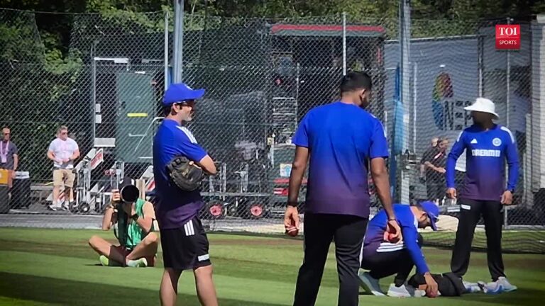 Bumrah & Gambhir in Deep Chat at Edgbaston Nets | Tactical Talks Before 2nd Test?