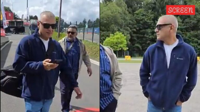 Ajith shows off new buzz-cut look ahead of race in Belgium, watch video | Tamil News