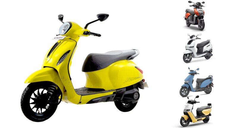 Bajaj Chetak 3001 vs TVS iQube vs Ather Rizta vs Vida V2 vs Honda QC1: Price comparison