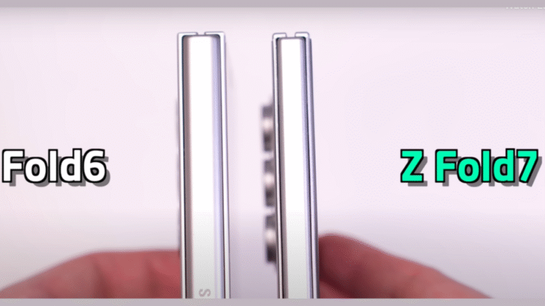 Samsung Galaxy Z Fold 7 looks extremely slimmer than Fold 6 in new tipped images