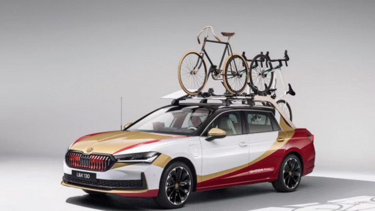 Skoda converts Superb iV into L&K 130 hybrid pickup for 130th anniversary tribute