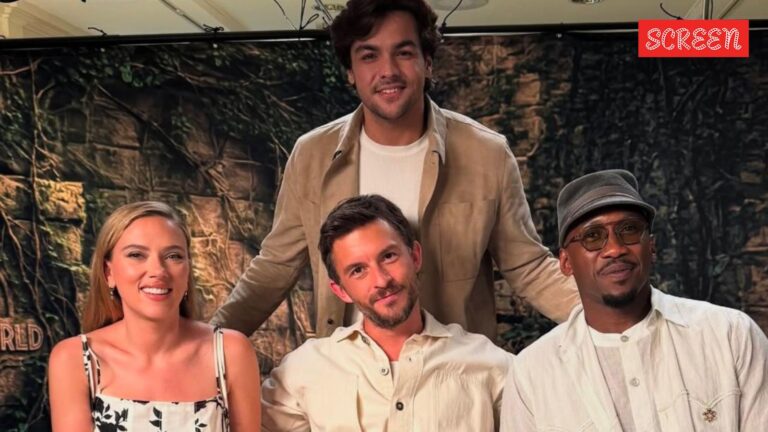 Ashish Chanchlani attends Jurassic World: Rebirth premiere, gets clicked with Scarlett Johansson and Jonathan Bailey | Bollywood News