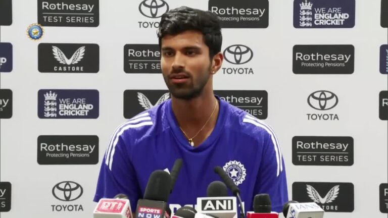 Washington Sundar press conference: On Gautam Gambhir's support, last over drama, winning at Lord's