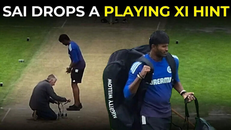 Did Sai Sudharsan confirm his India Playing XI spot on eve of the match?