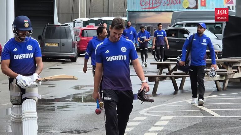 Inside India's rainy preps ahead of the 4th Test in Manchester
