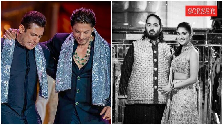 Shah Rukh Khan, Salman Khan, Ranveer Singh wish Anant Ambani-Radhika Merchant on 1st wedding anniversary, see photos | Bollywood News
