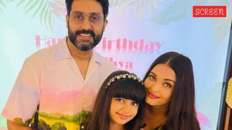 Abhishek Bachchan calls daughter Aaradhya ‘most beautiful woman’; feels embarrassed when Amitabh Bachchan praises him: ‘He is 83’ | Bollywood News