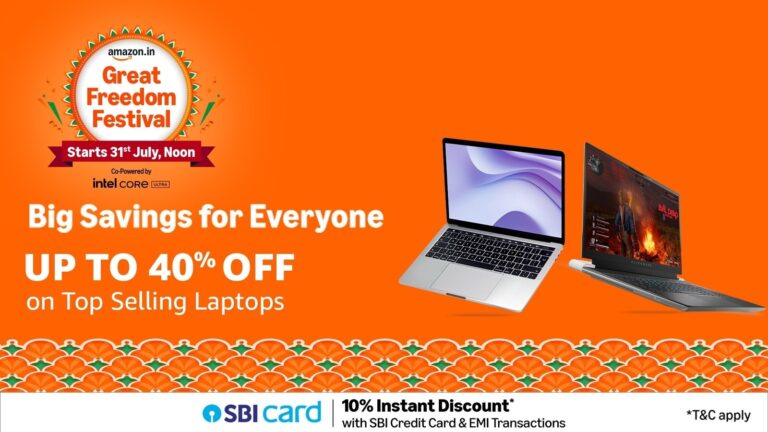 Best laptops for students on Amazon Freedom Festival Sale 2025: Up to 45% off on HP, Dell, Lenovo and more