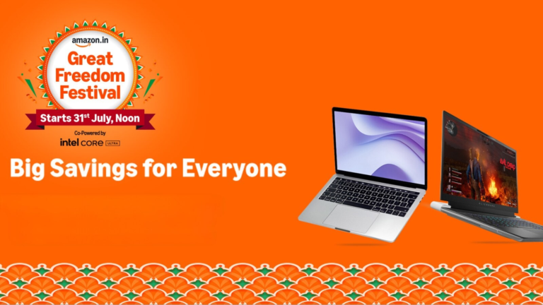 Branded laptops up to 58% off in Amazon Great Freedom Festival 2025 with top deals on Dell, HP, Apple, Lenovo and more